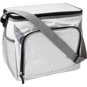 Polyester (600D) cooler bag Lance, white (Cooler bags)