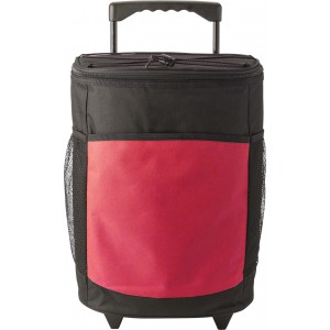 Polyester (600D) cooler trolley Isma, red (Cooler bags)