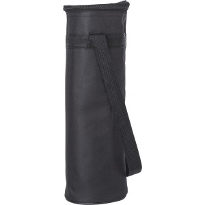 RPET (300D) polyester cooler bag Gael, black (Cooler bags)