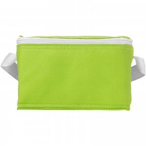 Spectrum 6-can non-woven cooler bag, Apple Green (Cooler bags)