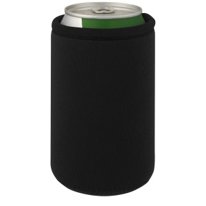 Vrie recycled neoprene can sleeve holder, Solid black (Cooler bags)