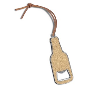 Corck bottle opener Ophelie, brown (Flaschenffner, Korkenzieher)