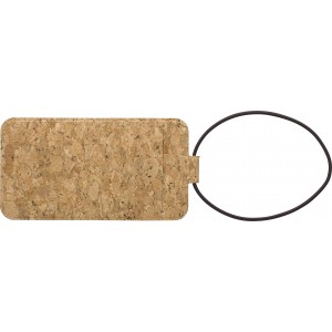 Cork luggage tag Makai, brown (Travel items)