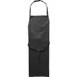 Cotton (180 gr/m2) apron Misty, black (7600-01)