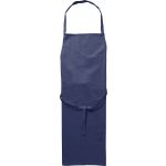 Cotton (180 gr/m2) apron Misty, blue (7600-05)