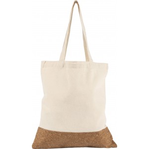 Cotton (250 gr/m2) shopping bag Dalia, khaki (cotton bag)