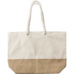 Cotton (280 g/m2) shopping bag Diego, khaki (1014869-13)