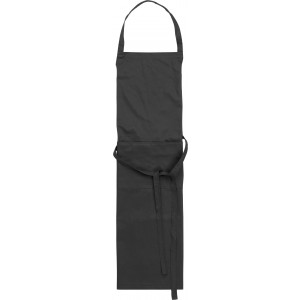 Cotton and polyester (240 gr/m2) apron Luke, black (Apron)