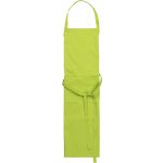 Cotton and polyester (240 gr/m2) apron Luke, lime (7635-19)