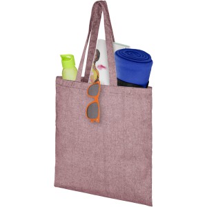 Pheebs 150 g/m2 recycled cotton tote bag, Maroon (cotton bag)