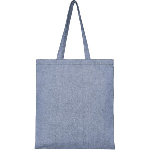 Pheebs 210 g/m2 recycled tote bag, Heather blue (cotton bag)