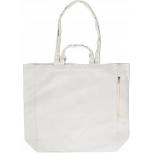 Recycled cotton shopping bag Bennett, khaki (cotton bag)