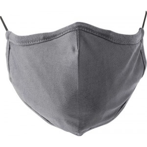 Cotton reusable face mask Riyan, grey (Mask)