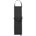 Cotton with polyester apron, black (7635-01)