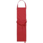 Cotton with polyester apron, red (7635-08)