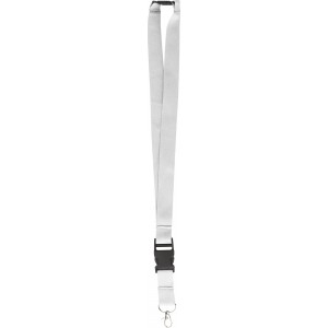 Lanyard aus Polyester Bobbi, Wei