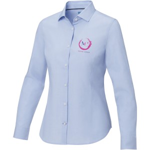 Cuprite long sleeve women's  organic shirt, Light blue (Hemden)