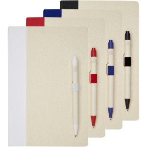 Dairy Dream A5 size reference notebook and ballpoint pen set, Red (Notebooks)