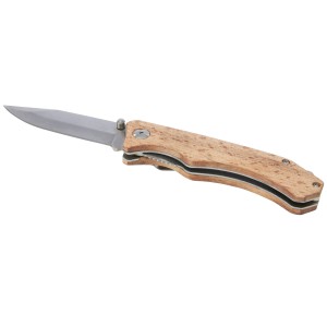Dave Holz-Klappmesser mit Grtelclip, holz