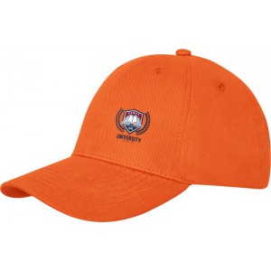 Davis 6 panel cap, Orange (Hats)