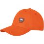 Davis 6 panel cap, Orange