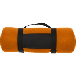 Fleece-Picknickdecke Nora, Orange