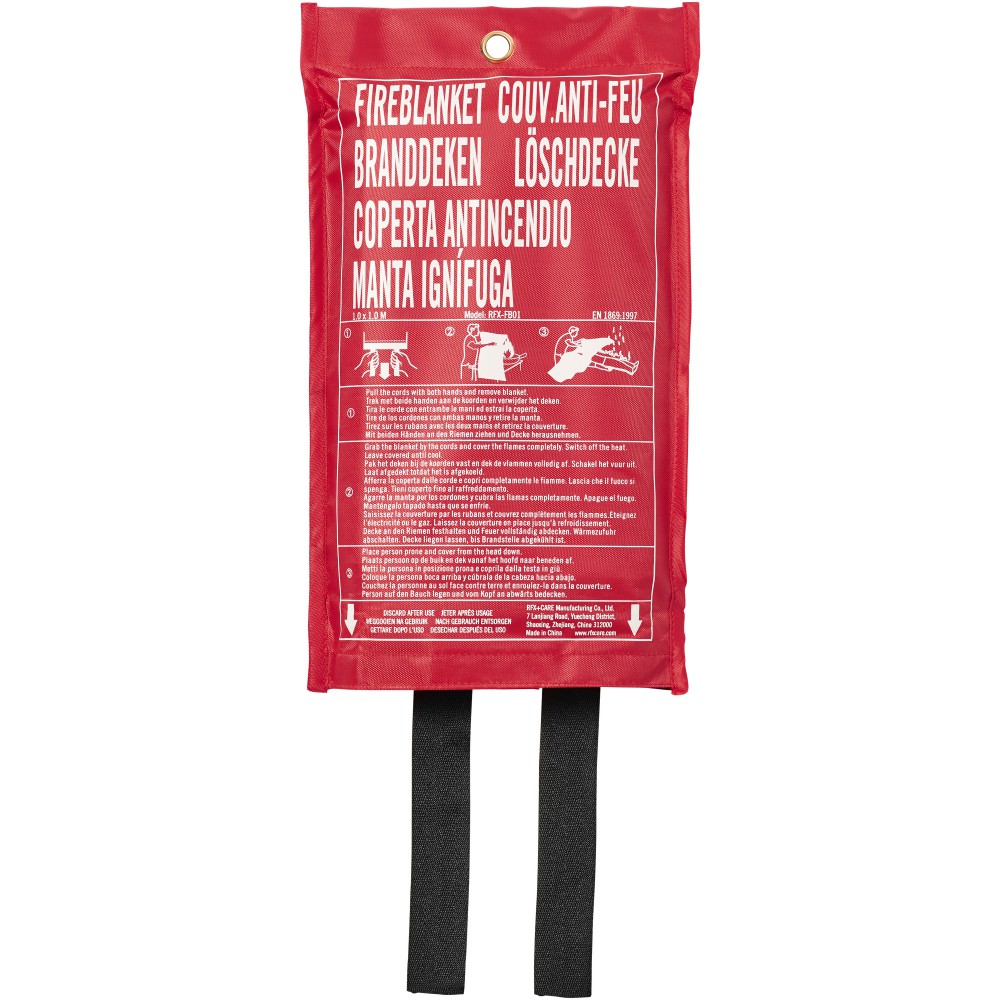 Margrethe Notfall-Feuerlöschdecke, rot (Decken)