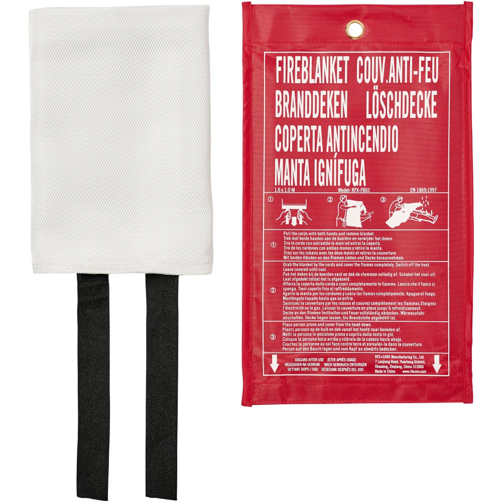 Margrethe Notfall-Feuerlöschdecke, rot (Decken)
