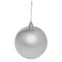 Nadal christmas bauble, Silver