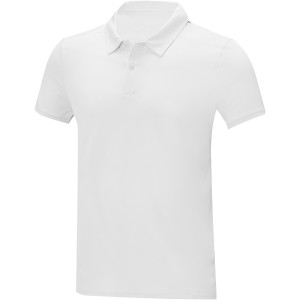 Deimos short sleeve men's cool fit polo, White (Polo short, mixed fiber, synthetic)