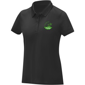 Deimos short sleeve women's cool fit polo, Solid black (Polo short, mixed fiber, synthetic)