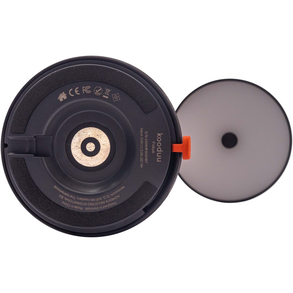 Kooduu Fokus portable lamp, Anthracite (Dekorationen)