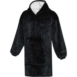 Denali GRS hoodie blanket, Solid black (Pullovers)