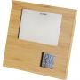 Sasa bamboo photo frame with weather station, Natural