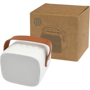 Diya 3W wireless recycled plastic speaker, White <font size=1>[ENG]</font>