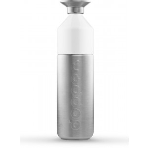 Dopper Steel 1.1L, silber/wei