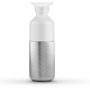 Dopper Steel 350 ML, silver/white (Water bottles)