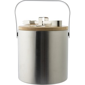 Double walled stainless steel ice bucket Fenwick, silver (Kchenzubehr aus Metall)