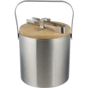 Double walled stainless steel ice bucket Fenwick, silver (Kchenzubehr aus Metall)
