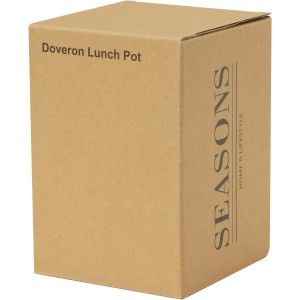 Doveron 500 ml recycled stainless steel lunch pot, White (Metal kitchen equipments)