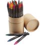 Cardboard tube with crayons Gabrielle, custom/multicolor