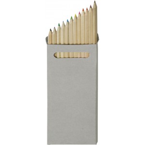 Wooden pencil set Nina, grey (Drawing set)