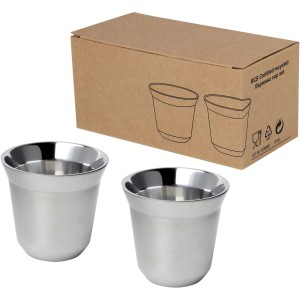 Duo 80 ml RCS-zertifiziertes Espressotassen Set aus Edelstah