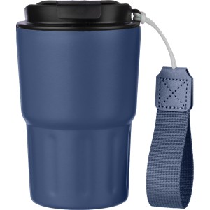 Stainless steel double walled mug Louisa, blue <font size=1>[ENG]</font>