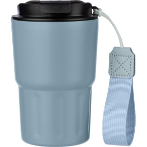 Doppelwandiger Becher aus Edelstahl Louisa, Hellblau