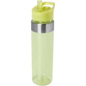 Dylan 650 ml Tritan water bottle with flip spout lid, Lime (Sport bottles)