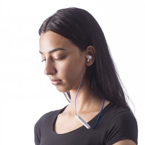 ABS earphones Maya, blue (Earphones, headphones)