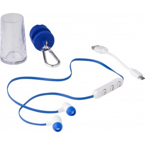 ABS earphones Maya, blue (Earphones, headphones)