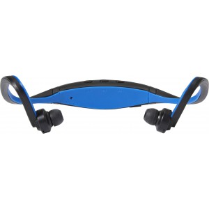 Plastic earphones, cobalt blue (Earphones, headphones)