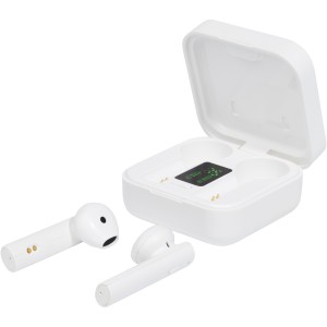 Tayo solar charging TWS earbuds, White (Earphones, headphones)